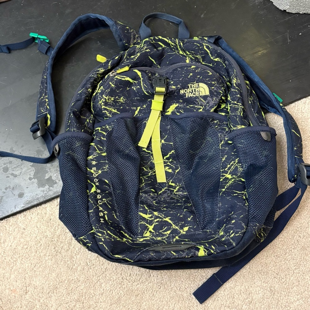 THE NORTH FACE Youth Backpack, Marbled Pattern